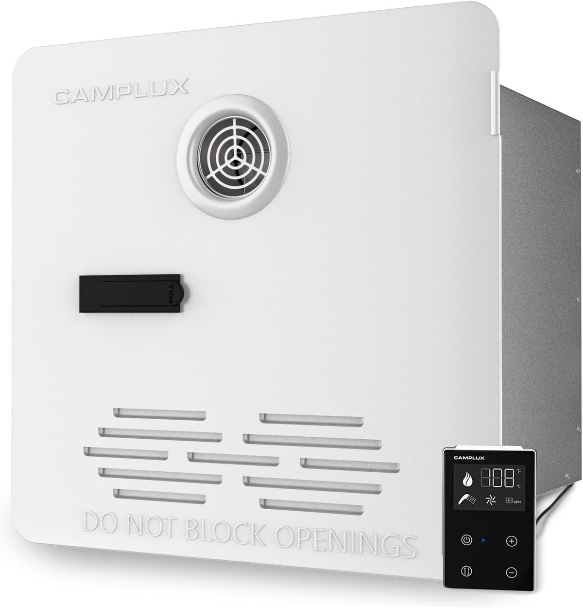 Camplux PRO 65,000 BTU RV Tankless Water Heater 2.64 GPM-White