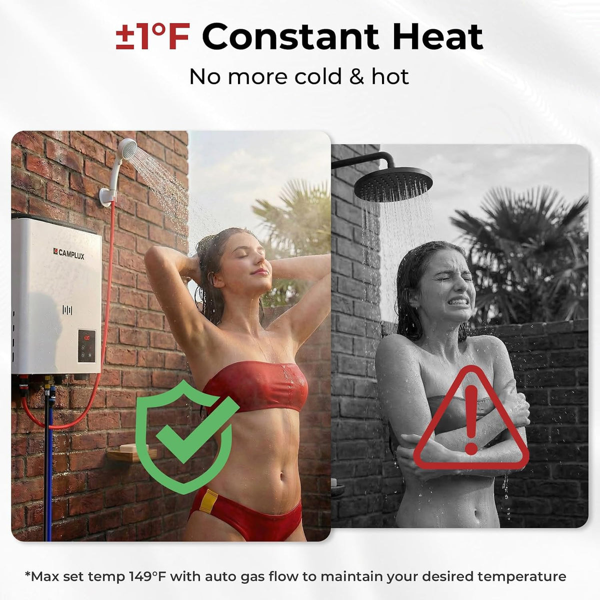 Camplux F5 Ultra Portable Water Heater