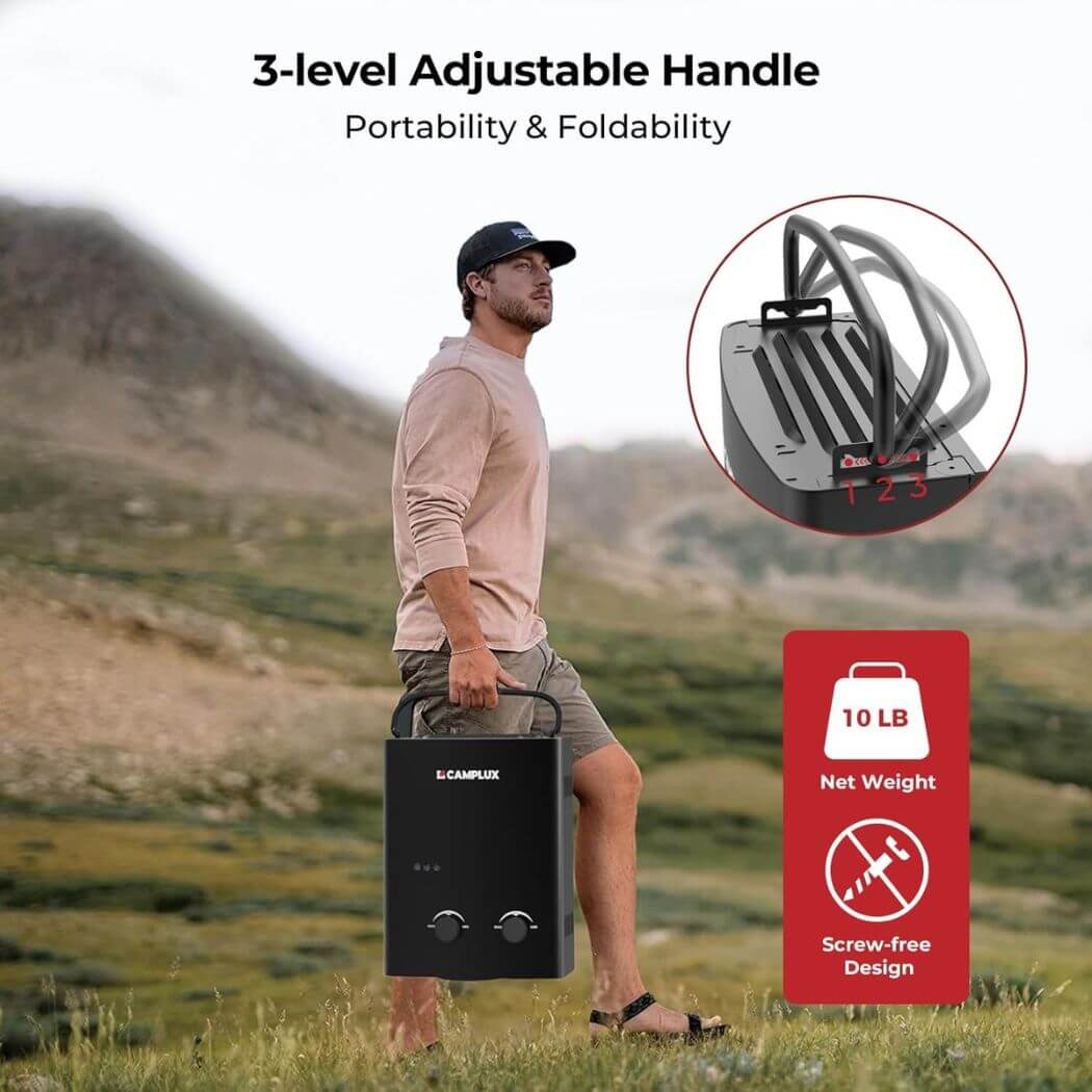 Camplux AY132B Portable Water Heater