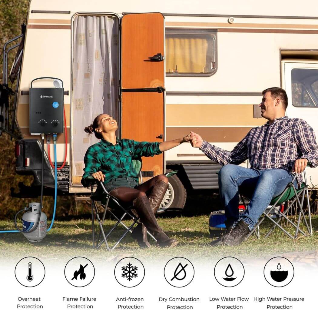 Camplux AY132B Portable Water Heater