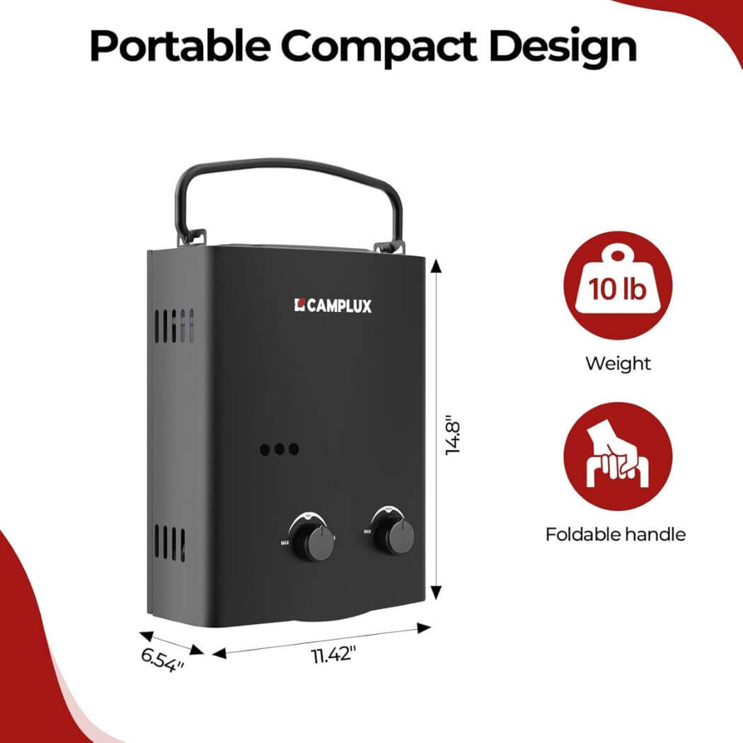 Camplux AY132BP43 Portable Water Heater