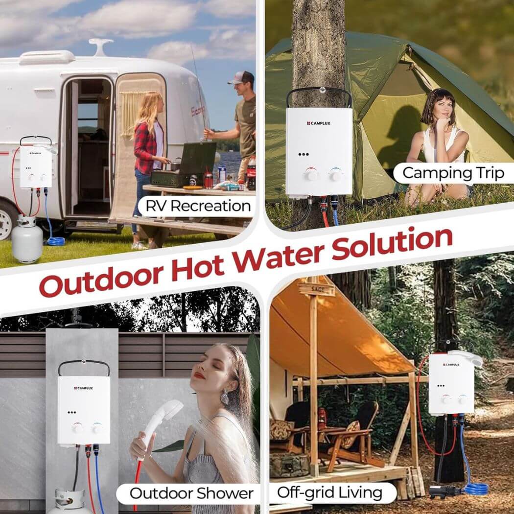 Camplux AY132P43 Portable Water Heater