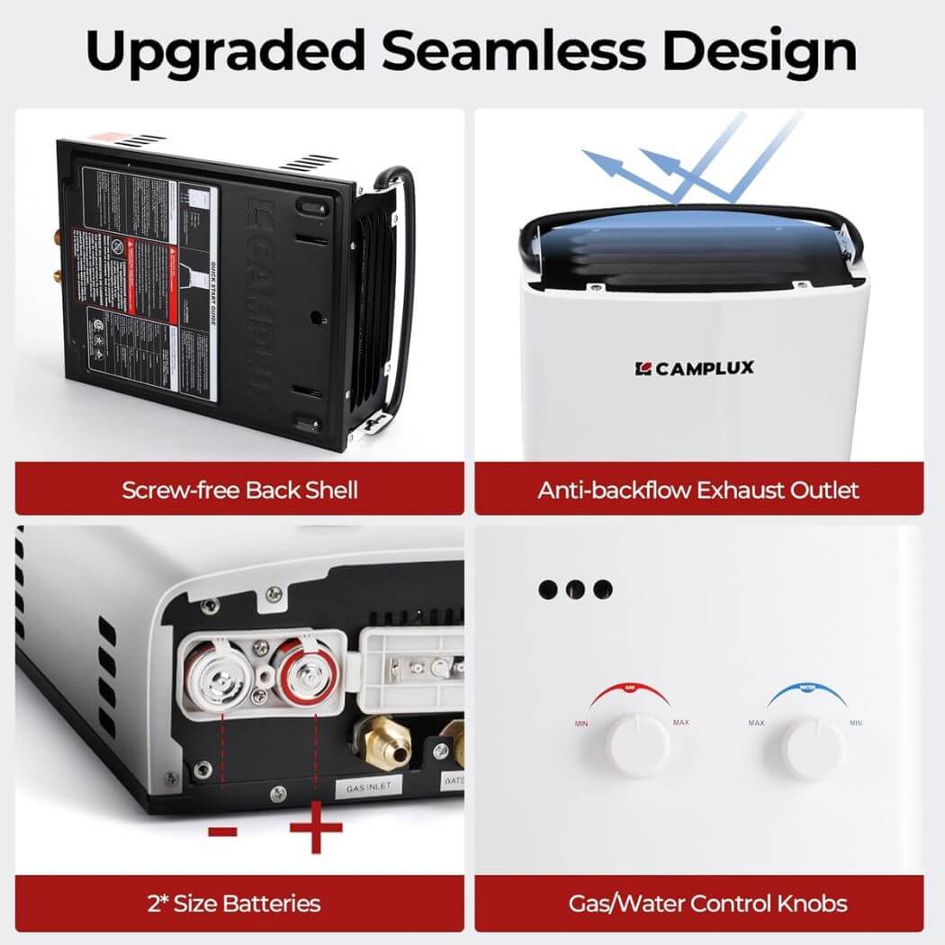 Camplux AY132P43 Portable Water Heater