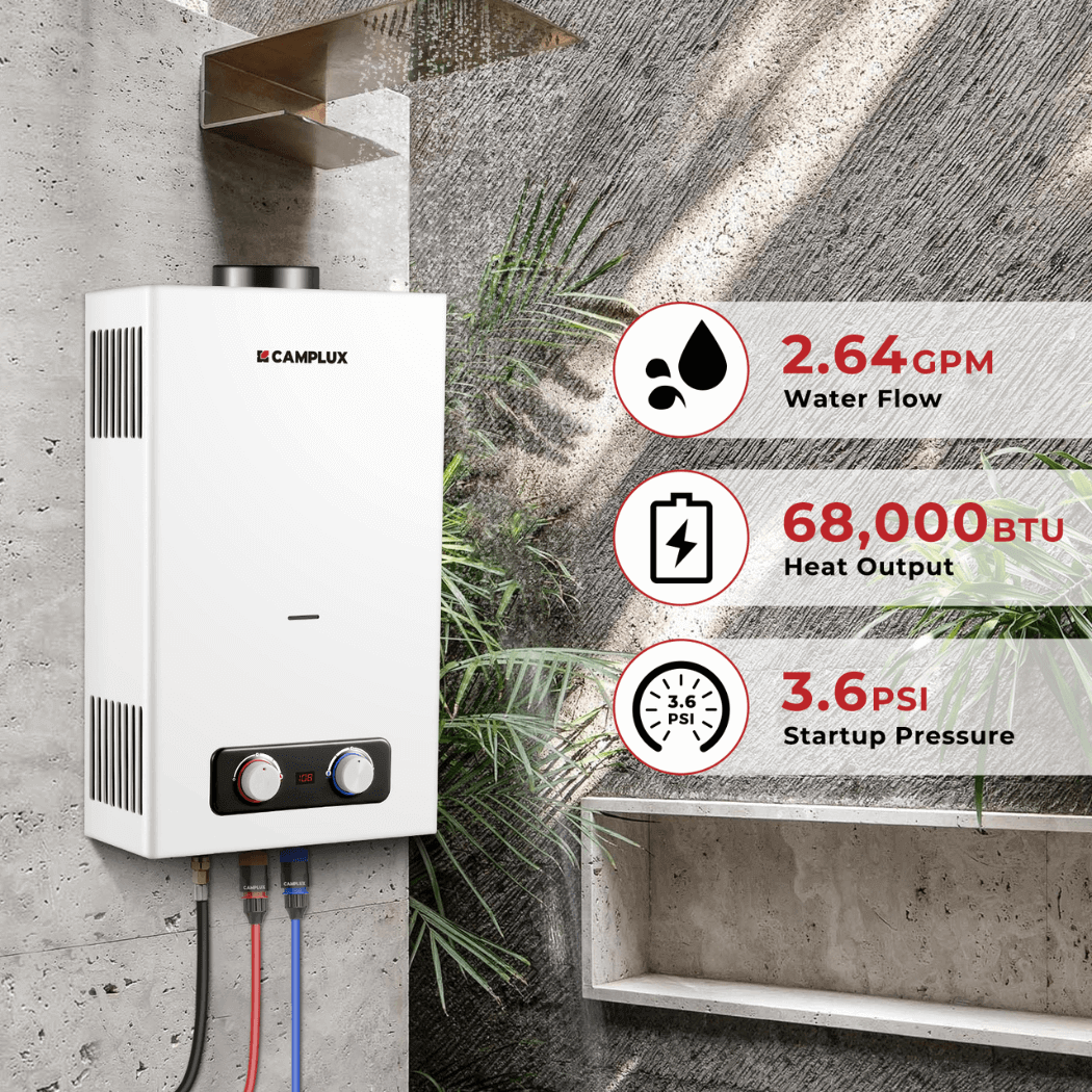 Camplux BD264P120 Portable Water Heate