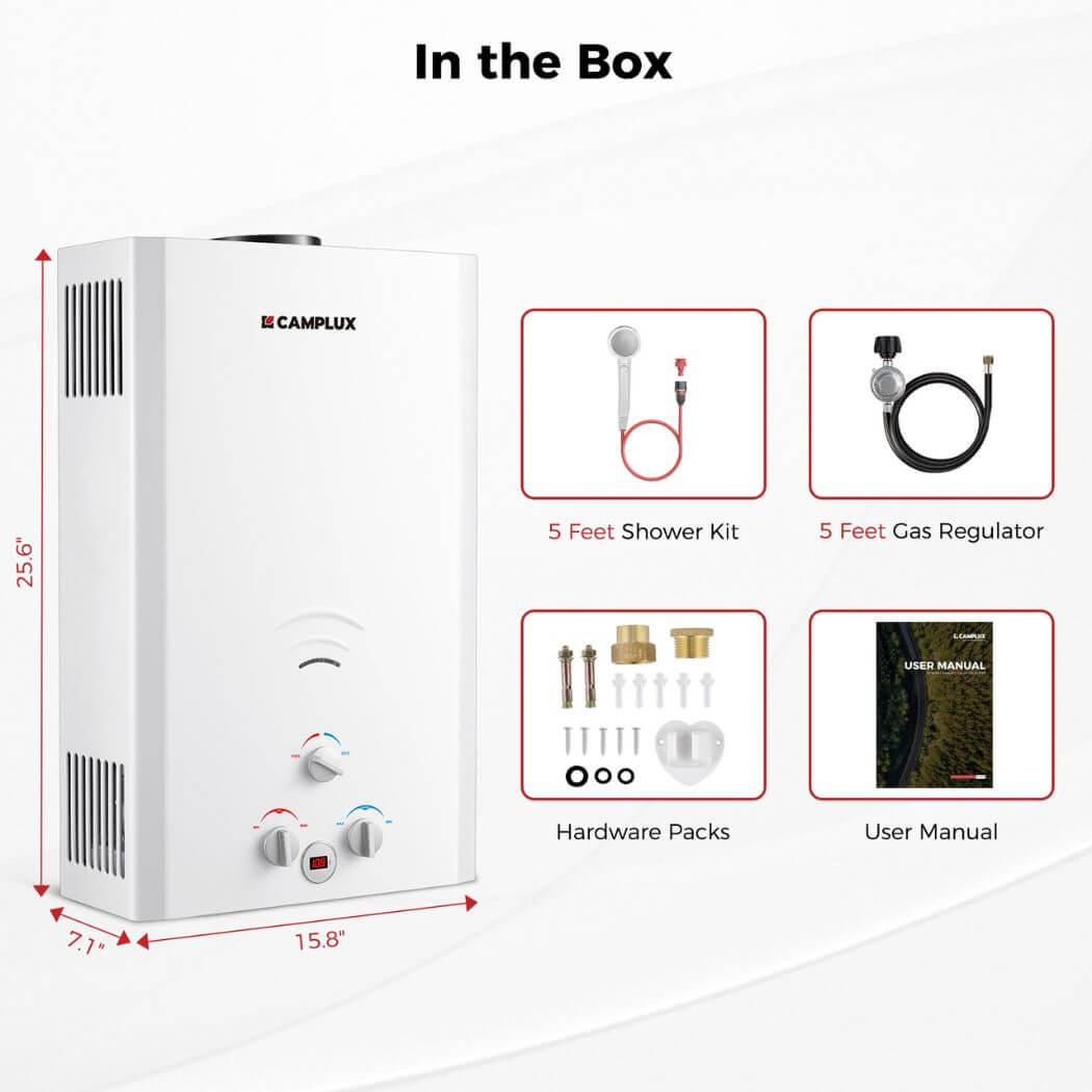 Camplux BW422 Portable Water Heater