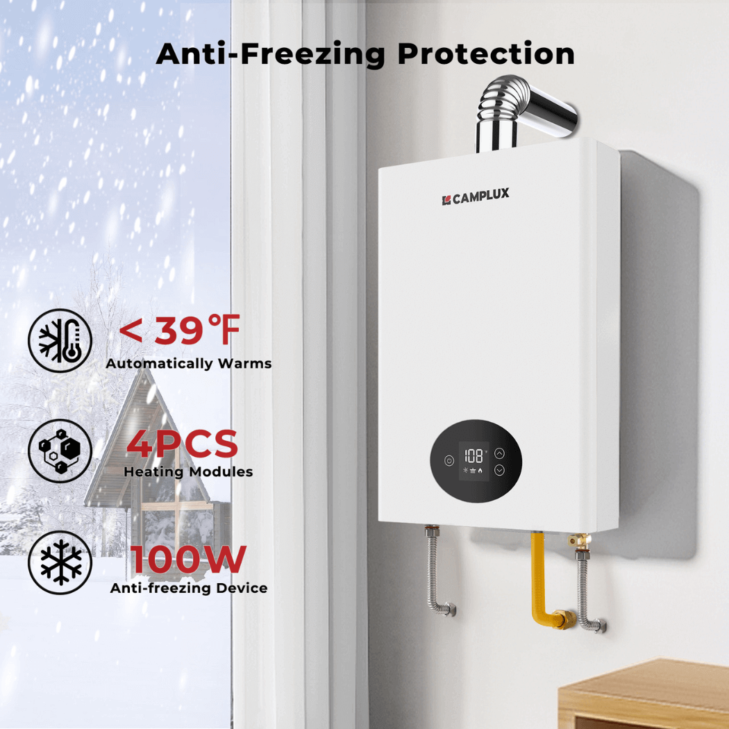Camplux Climatech 3 Indoor Tankless Water Heater 68,000 BTU