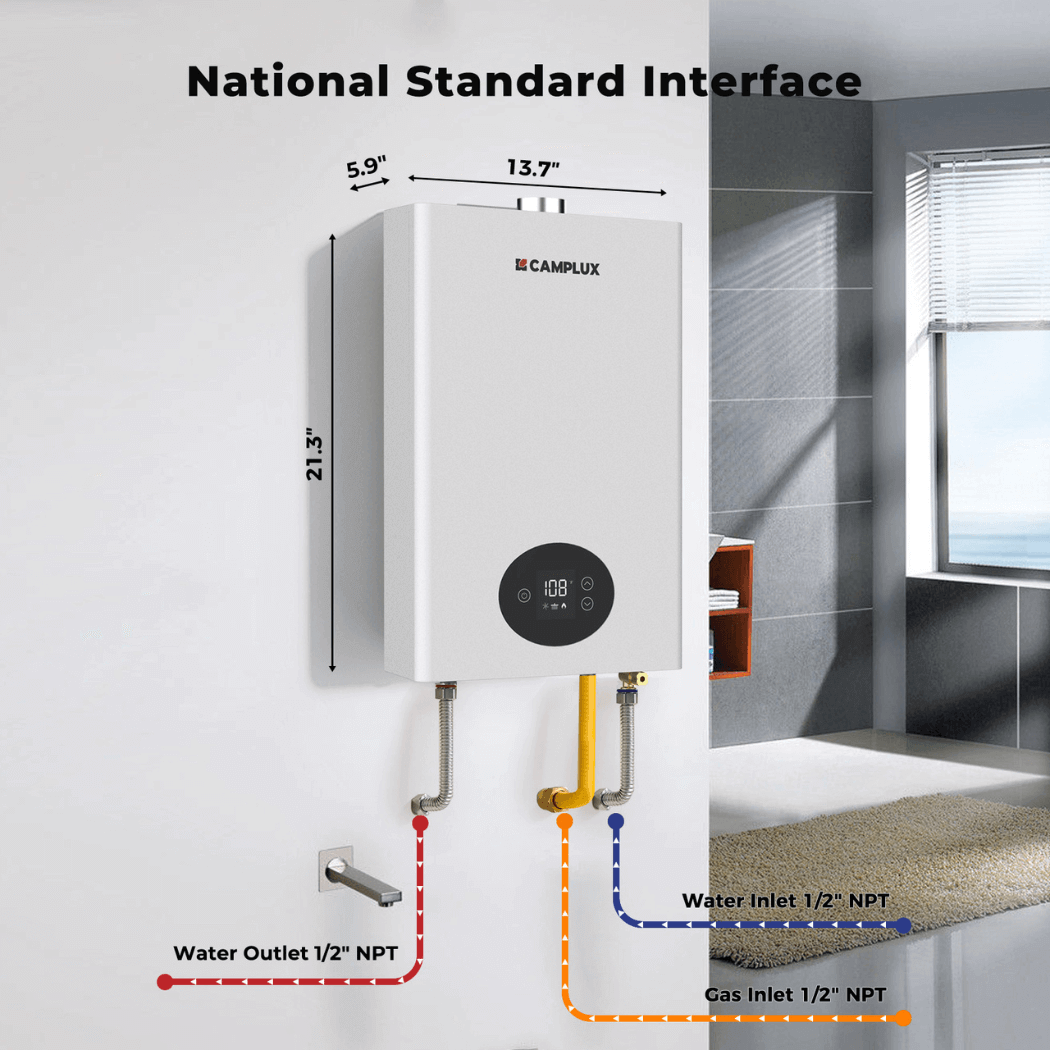 Camplux Climatech 3 Indoor Tankless Water Heater 82,000 BTU