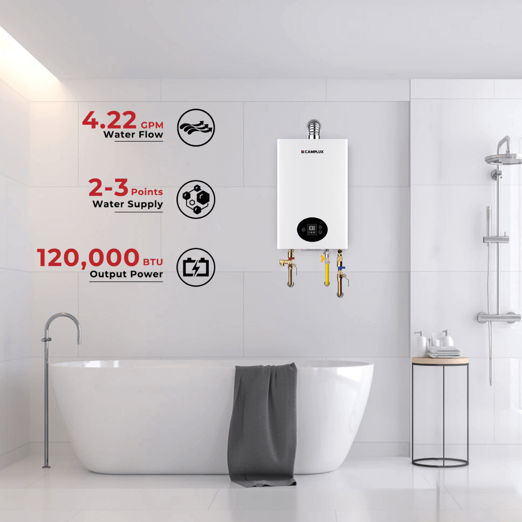Camplux Climatech 3 Indoor Tankless Water Heater 102,000 BTU
