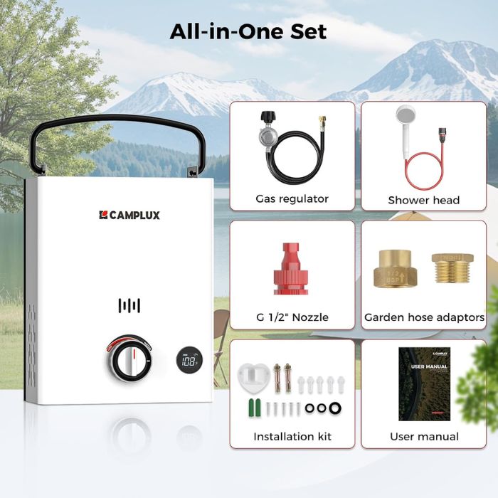 Camplux FIRST F5 Portable Water Heater