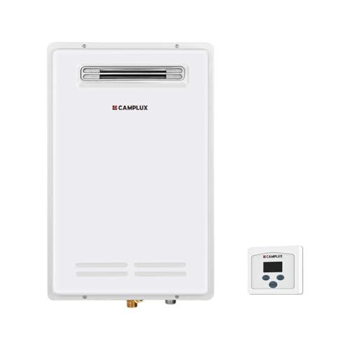 Camplux Whole Home Outdoor Tankless Hot Water Heater 5.28 GPM | White