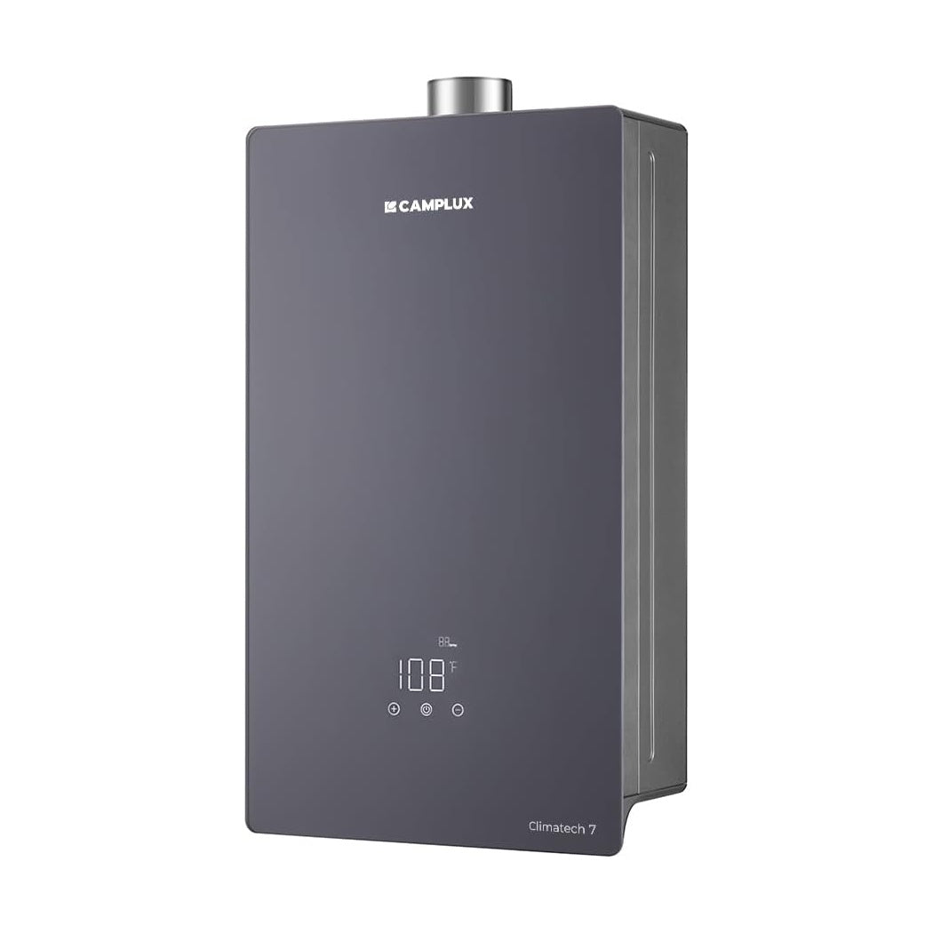 Camplux Instant Indoor Tankless Gas Water Heater 4.22 GPM | Grey