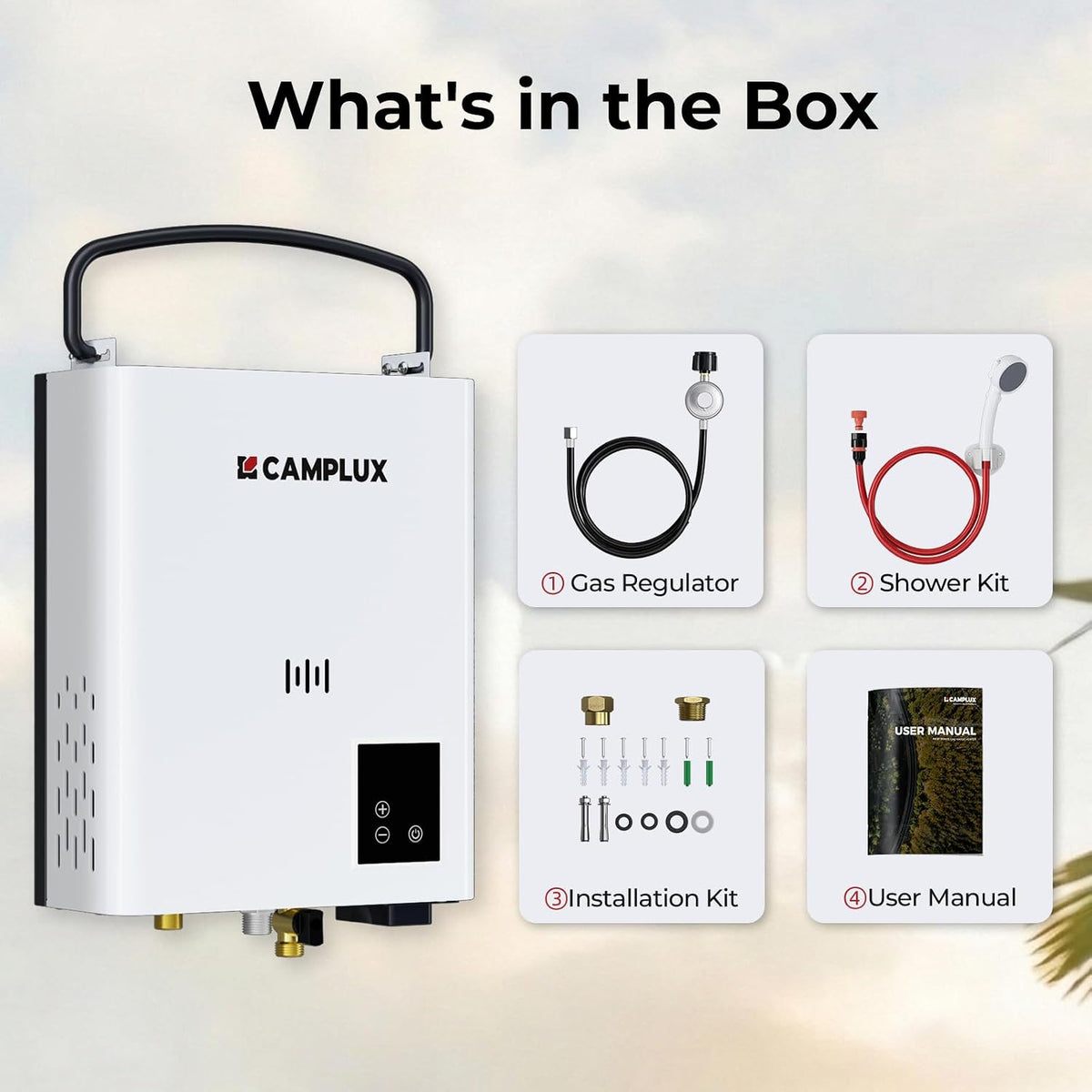 Camplux F5 Ultra Portable Water Heater
