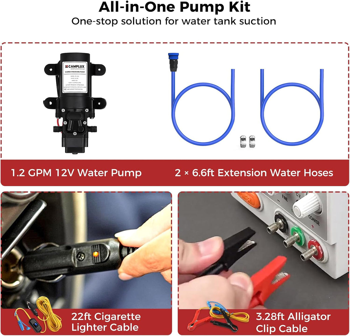 Camplux Nano 3  Portable Propane Water Heater