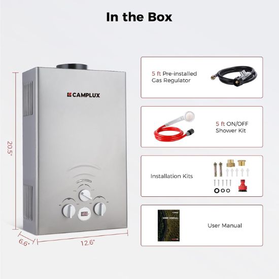 Camplux BW211G Portable Water Heater