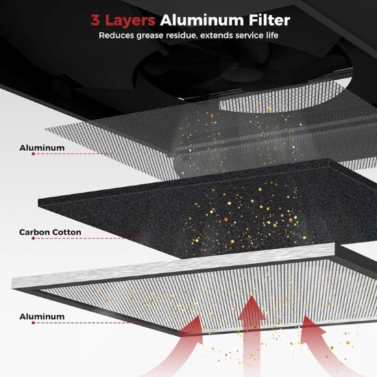 CAMPLUX RV Range Hood 13 Inches
