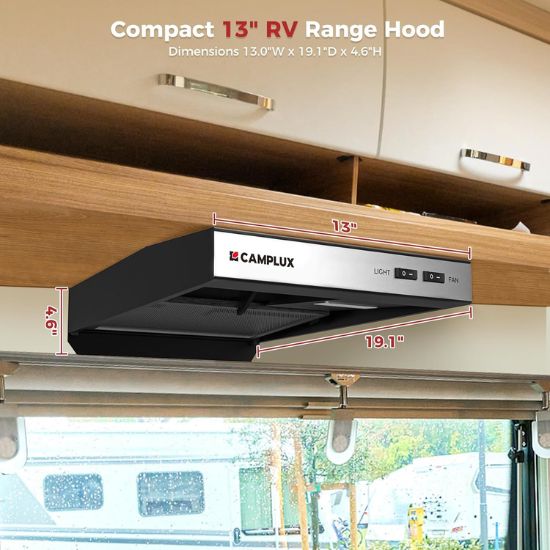CAMPLUX RV Range Hood 13 Inches
