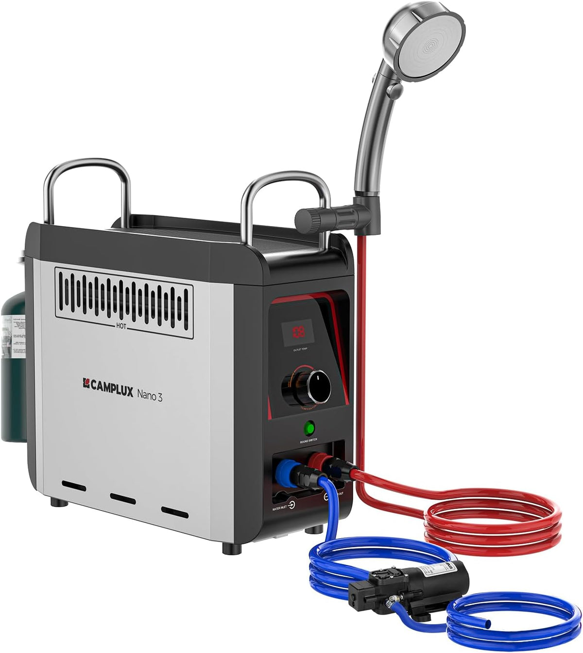 Camplux Nano 3  Portable Propane Water Heater